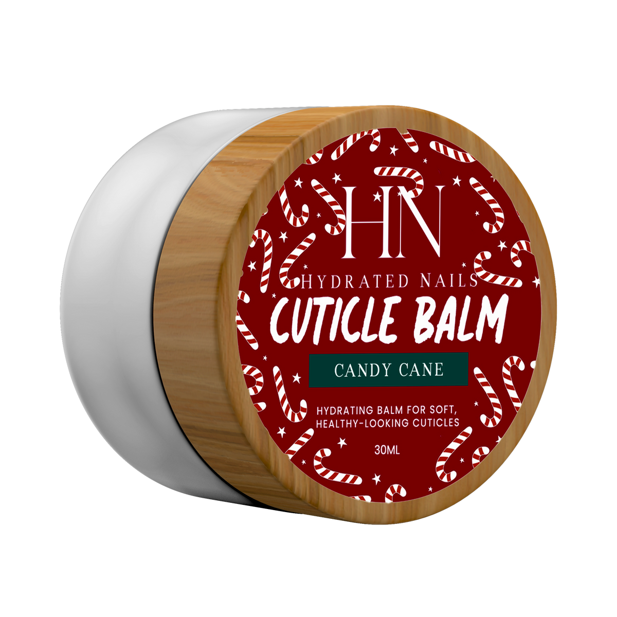 Candy Cane Cuticle Balm