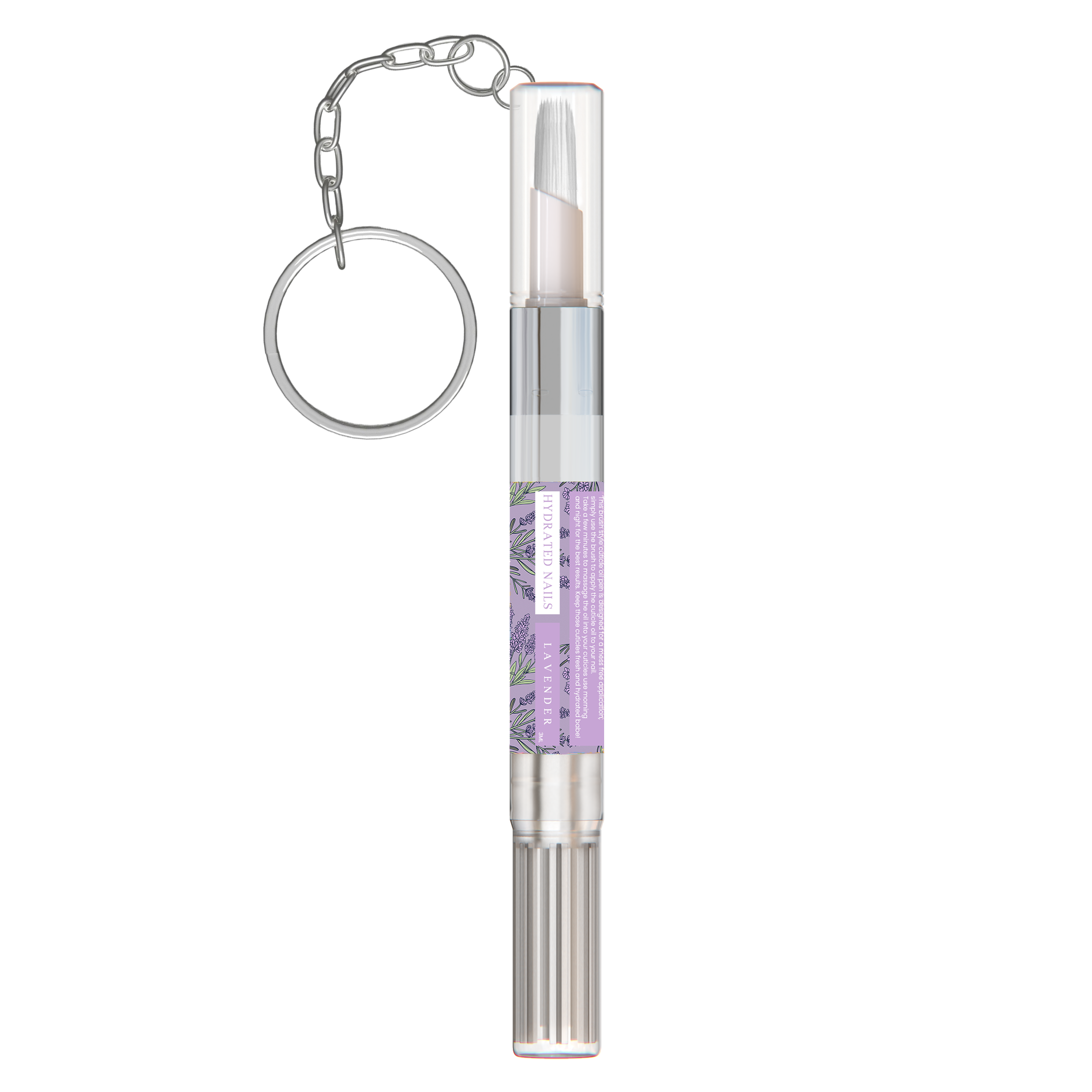3ML Lavender Cuticle Oil Keyring