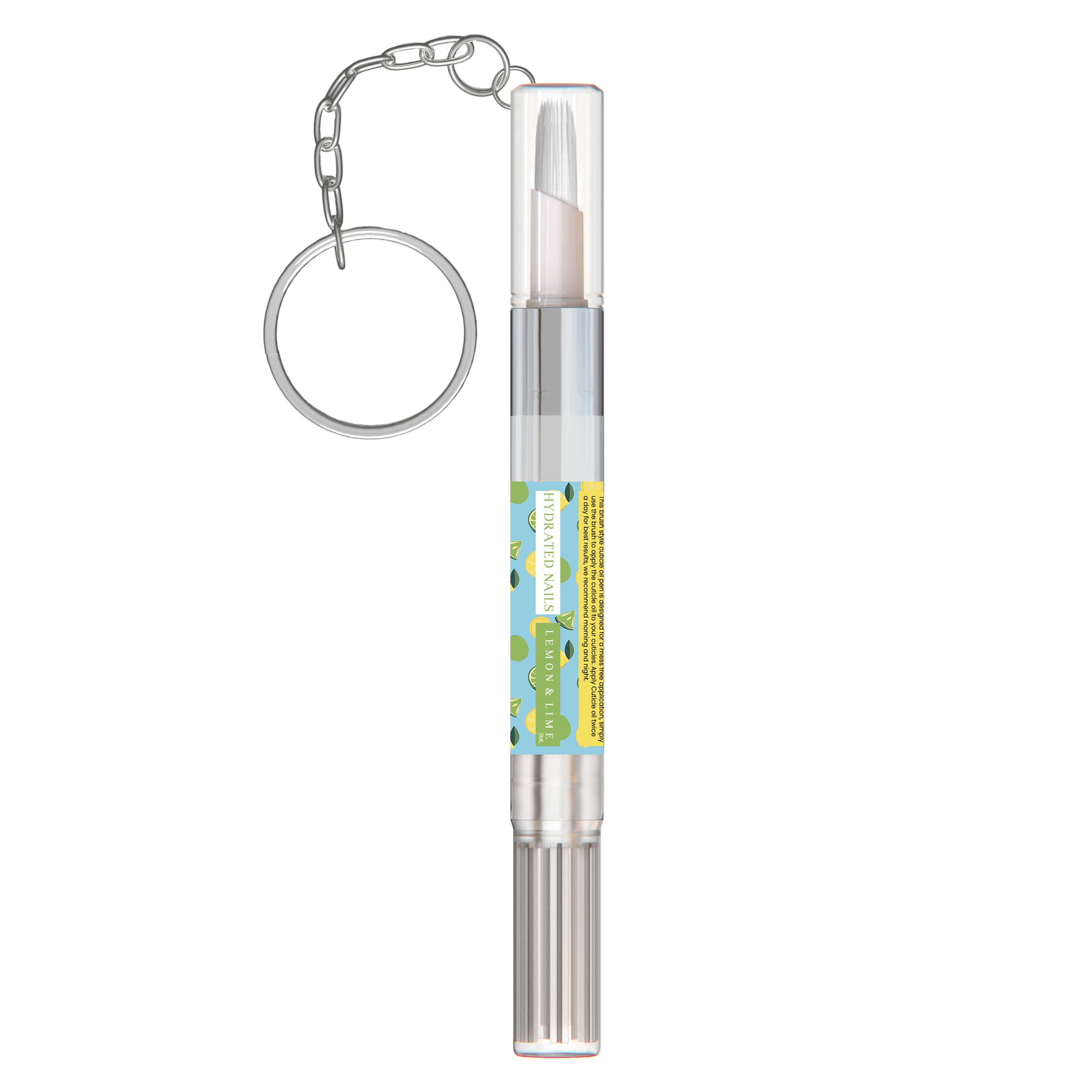 3ML LEMON & LIME CUTICLE OIL KEYRING